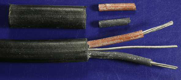 inside of electrical cable