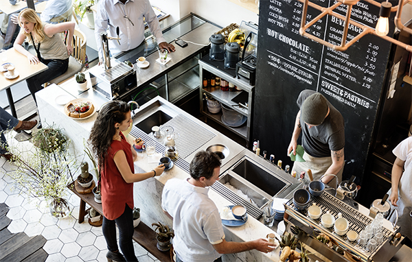 Busy Coffee Shop
